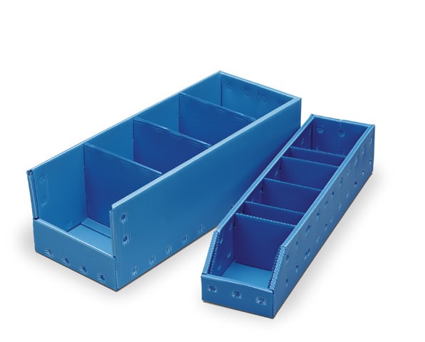 Wire Shelf Bins With Divider